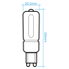 Bombilla LED G-9 7 W 230 V 6000k (Blanco frío) ECO